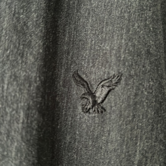 Mens American Eagle XL charcoal button down - Picture 2 of 5